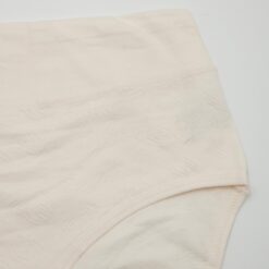 Γυναικείο Βαμβακερό Ψηλόμεσο Εσώρουχο Σλιπ, Ιβουάρ