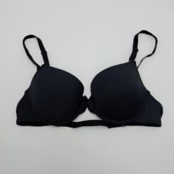 Σουτιέν Στράπλες Push Up με μέτρια Ενίσχυση και Μπανέλα Cup C, Μαύρο