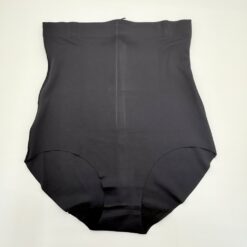 Γυναικείο Εσώρουχο Σύσφιξης Λαστέξ Ψηλόμεσο χωρίς Ραφές, Μαύρο