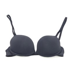 Σουτιέν Στράπλες Push Up με μέτρια Ενίσχυση και Μπανέλα Cup B, Μαύρο