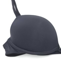 Σουτιέν Στράπλες Push Up με μέτρια Ενίσχυση και Μπανέλα Cup B, Μαύρο