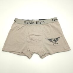 Ανδρικό Βαμβακερό Εσώρουχο Μπόξερ Slim Fit, Γκρι Μπεζ