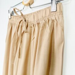 Γυναικείο Παντελόνι Πιτζάμας Μονόχρωμο Regular Fit, Μπεζ