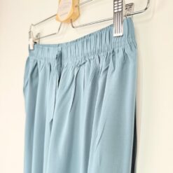Γυναικείο Παντελόνι Πιτζάμας Μονόχρωμο Regular Fit, Πετρόλ