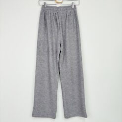 Γυναικείο Παντελόνι Πιτζάμας Wide Leg Ριπ Regular Fit, Γκρι
