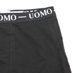 Ανδρικό Βαμβακερό Εσώρουχο Μπόξερ Regular Fit, Μαύρο