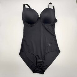 Γυναικείο Κορμάκι Σύσφιξης Shapewear Λαστέξ χωρίς Ραφές στο τελείωμα Slim Fit, Μαύρο