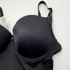 Γυναικείο Κορμάκι Σύσφιξης Shapewear Λαστέξ χωρίς Ραφές στο τελείωμα Slim Fit, Μαύρο