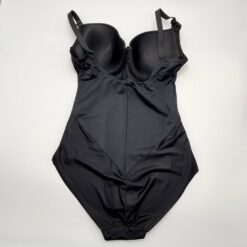 Γυναικείο Κορμάκι Σύσφιξης Shapewear Λαστέξ χωρίς Ραφές στο τελείωμα Slim Fit, Μαύρο