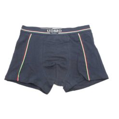 Ανδρικό Βαμβακερό Εσώρουχο Μπόξερ Slim Fit, Μπλε Μαρέν