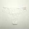 Γυναικείο Εσώρουχο Στρινγκ Δαντελωτό, Λευκό