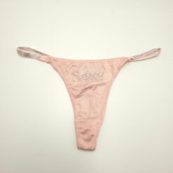 Γυναικείο Εσώρουχο Στρινγκ με Στρασάκια Sexy, Ροζ