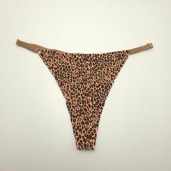Γυναικείο Εσώρουχο Στρινγκ Ριπ Ψηλόμεσο Animal Print, Πορτοκαλί
