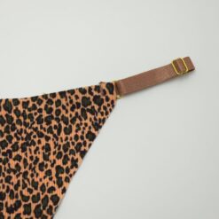 Γυναικείο Εσώρουχο Στρινγκ Ριπ Ψηλόμεσο Animal Print, Πορτοκαλί