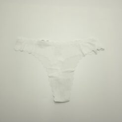 Γυναικείο Εσώρουχο Στρινγκ Ριπ χωρίς Ραφές, Λευκό