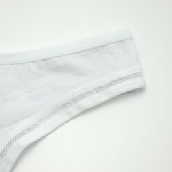 Γυναικείο Βαμβακερό Εσώρουχο Στρινγκ, Λευκό