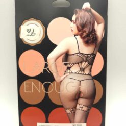 Σέξι Διχτυωτά Εσώρουχα Plus Size, Μαύρο