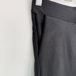 Γυναικείο Βαμβακερό Παντελόνι Κολάν Regular Fit, Μαύρο