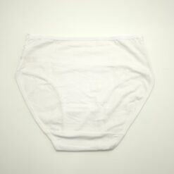 Γυναικείο Βαμβακερό Δαντελωτό Εσώρουχο Σλιπ, Λευκό