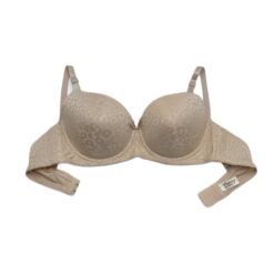 Σουτιέν Push Up με μέτρια Ενίσχυση και Σχέδιο Άνιμαλ Πριντ Cup C, Μπεζ