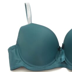 Σουτιέν Push Up με Ενίσχυση και Στρασάκια στις Τιράντες Cup B, Κυπαρισσί