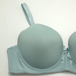 Σουτιέν Push Up με μέτρια Ενίσχυση και Μπανέλα Cup D, Απαλό Βεραμάν