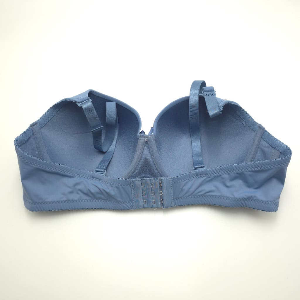 Σουτιέν Push Up με μέτρια Ενίσχυση και Μπανέλα Cup D, Γαλάζιο