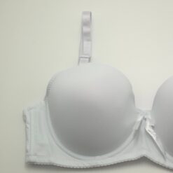 Σουτιέν Push Up με μέτρια Ενίσχυση και Μπανέλα Cup D, Λευκό