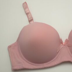 Σουτιέν Push Up με μέτρια Ενίσχυση και Μπανέλα Cup D, Ροζ