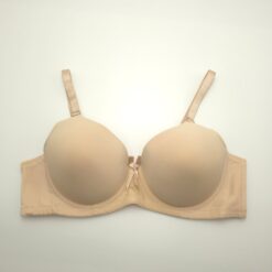 Σουτιέν Push Up με μέτρια Ενίσχυση και Μπανέλα Cup D, Μπεζ