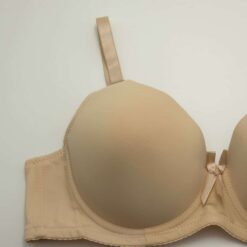 Σουτιέν Push Up με μέτρια Ενίσχυση και Μπανέλα Cup D, Μπεζ