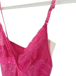 Σετ Εσώρουχα Τοπ και ημιδιάφανο Σλιπάκι, Φούξια - Image 4