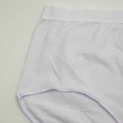 Γυναικείο Βαμβακερό Εσώρουχο Σλιπ Plus Size, Λευκό