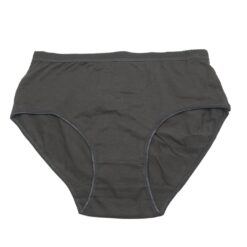Γυναικείο Βαμβακερό Εσώρουχο Σλιπ Plus Size, Μαύρο