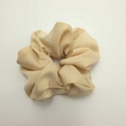 Λαστιχάκι Μαλλιών Σούρα Scrunchie, Μπεζ