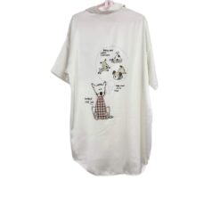 Γυναικεία Πουκαμίσα Κοντομάνικη Oversized με Σατέν Υφή και Κουμπιά Regular Fit, Λευκό