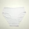 Γυναικείο Βαμβακερό Εσώρουχο Σλιπ Plus Size, Λευκό