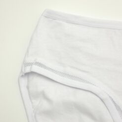 Γυναικείο Βαμβακερό Εσώρουχο Σλιπ, Λευκό