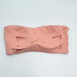 Μπουστάκι Στράπλες Μονόχρωμο Seamless, Σάπιο Μήλο