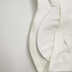 Μπουστάκι Στράπλες Μονόχρωμο Seamless, Λευκό