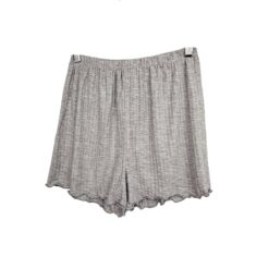 Γυναικείο Σετ Babydoll Ριπ Τοπάκι και Σορτσάκι Slim Fit, Γκρι